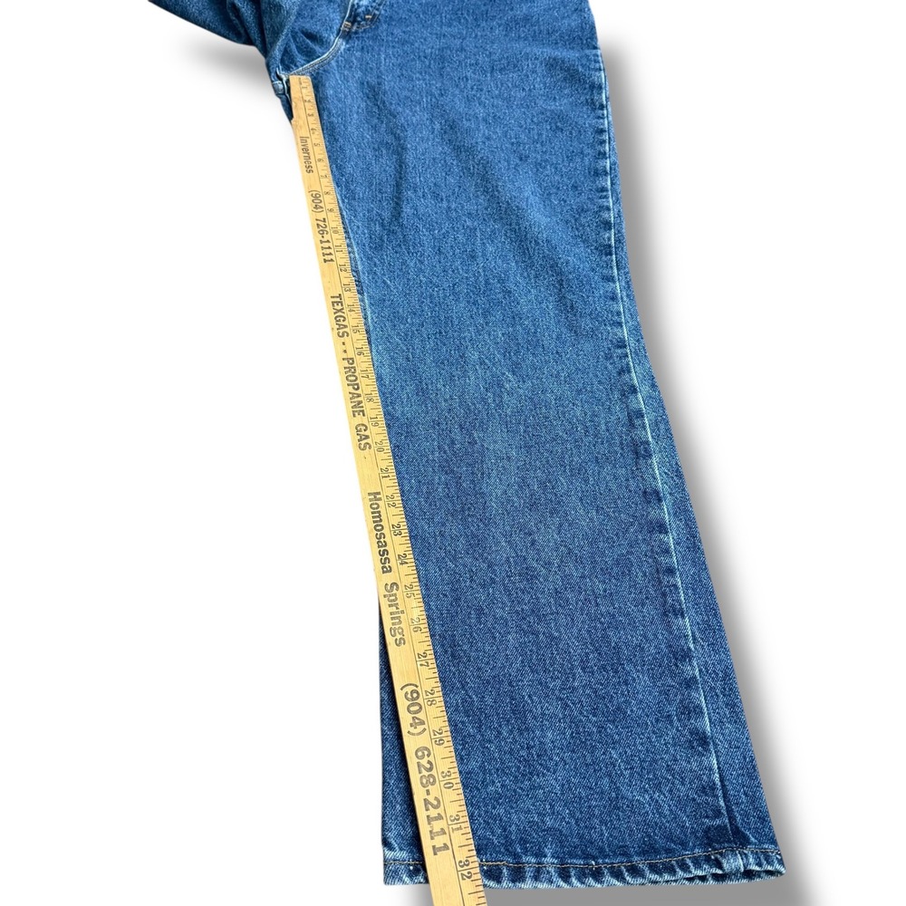 Faded Glory Relaxed Fit Jeans Mens 38x32 Blue Denim Straight‎ Leg Pants Vintage - Picture 5 of 7